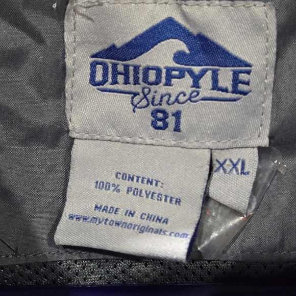 Rain Coat 2XLarge XXL Tuscan Toros SF Hoodie Jacket Men Windbreaker by Ohiopyle - Picture 7 of 16